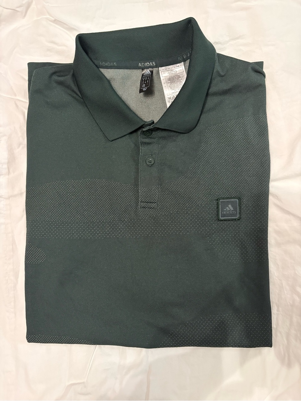 Adidas Primegreen Men’s Golf Shirt - forest green